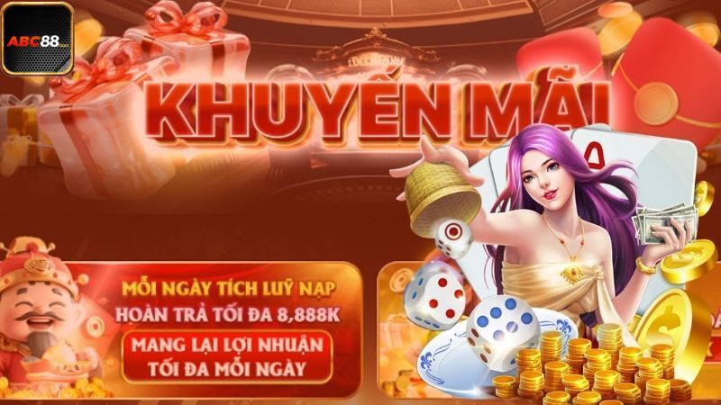 Khuyến mãi trả thưởng trên hệ thống abc88 cực ưu đãi